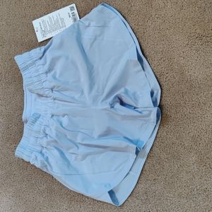 Lululemon NWT baby blue size 6 shorts